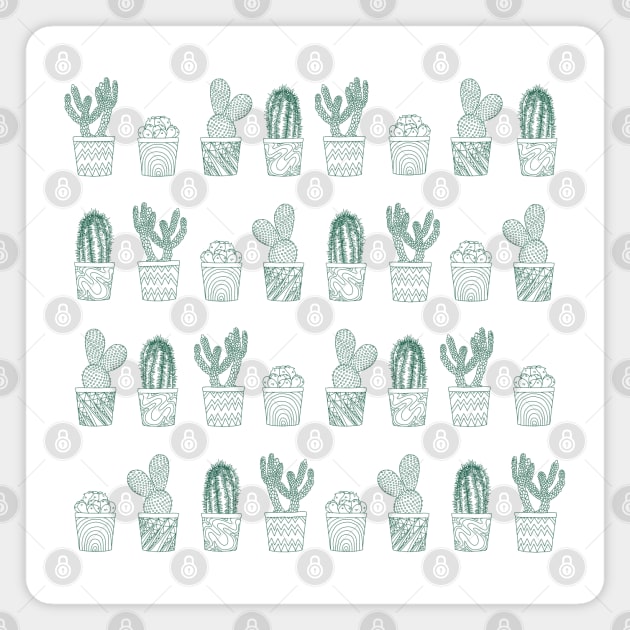 Cacti Magnet by Velvet Earth